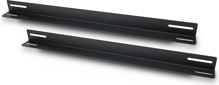 Mbajtëse pajisjesh Inter-Tech 550mm për dollap serveri, 2 copë, deri 40kg, e zezë
