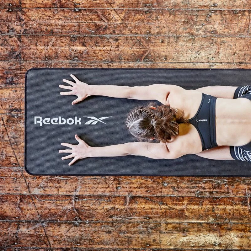 Tapet Yoga Reebok Elite RSYG-16022 për Meshkuj dhe Femra, ngjyrë e zezë