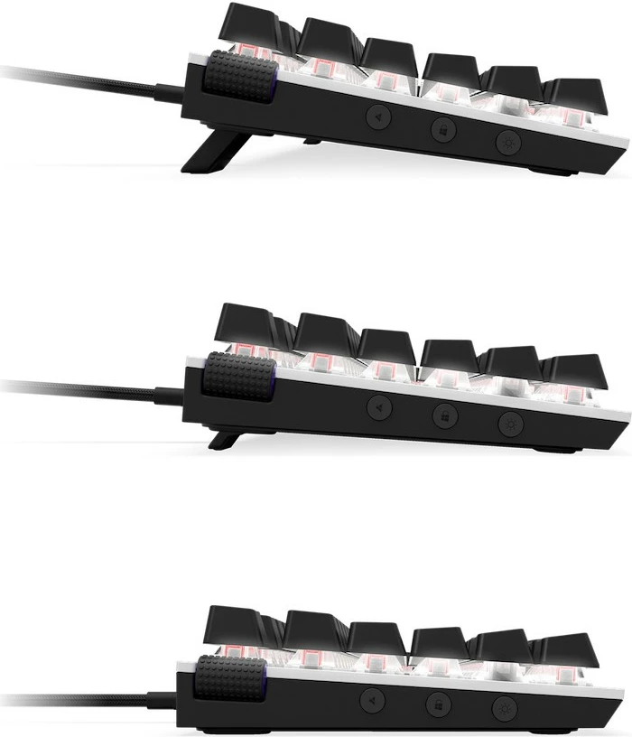 Tastierë NZXT Function KB-1FSUK-WR - e zezë/e bardhë