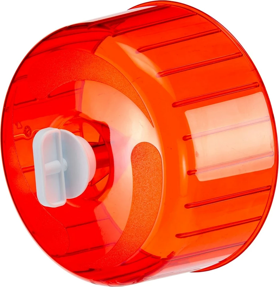Rrotë ushtrimi për brejtës, FERPLAST Silea, 14.5x10 cm, plastike, e kuqe