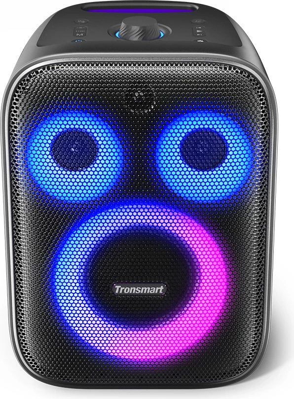Altoparlant portativ Tronsmart Halo 200, 120W, me 2 mikrofonë wireless, i zi, set