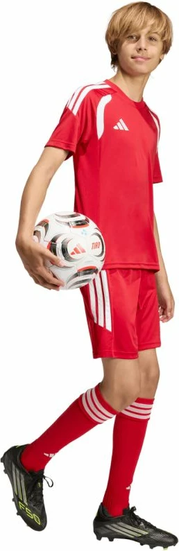 Shorce për fëmijë adidas, të kuqe [Madhësia: 140 cm]
