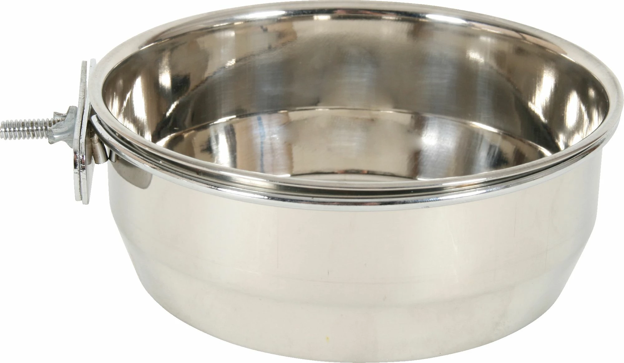 Tas metalik me vidë Zolux Screw-On Bowl 0.56 L 12 cm, metalik