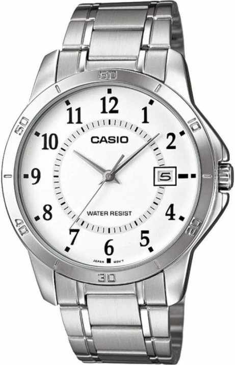 Orë dore për meshkuj Casio, argjendtë