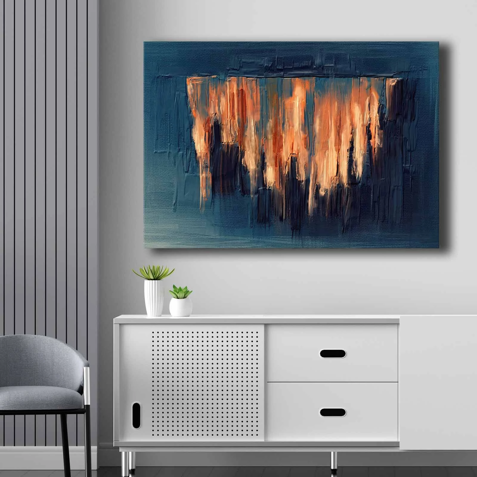 Pikturë dekorative në kanavacë, Wallity, 70100NISC-038, 70x100cm