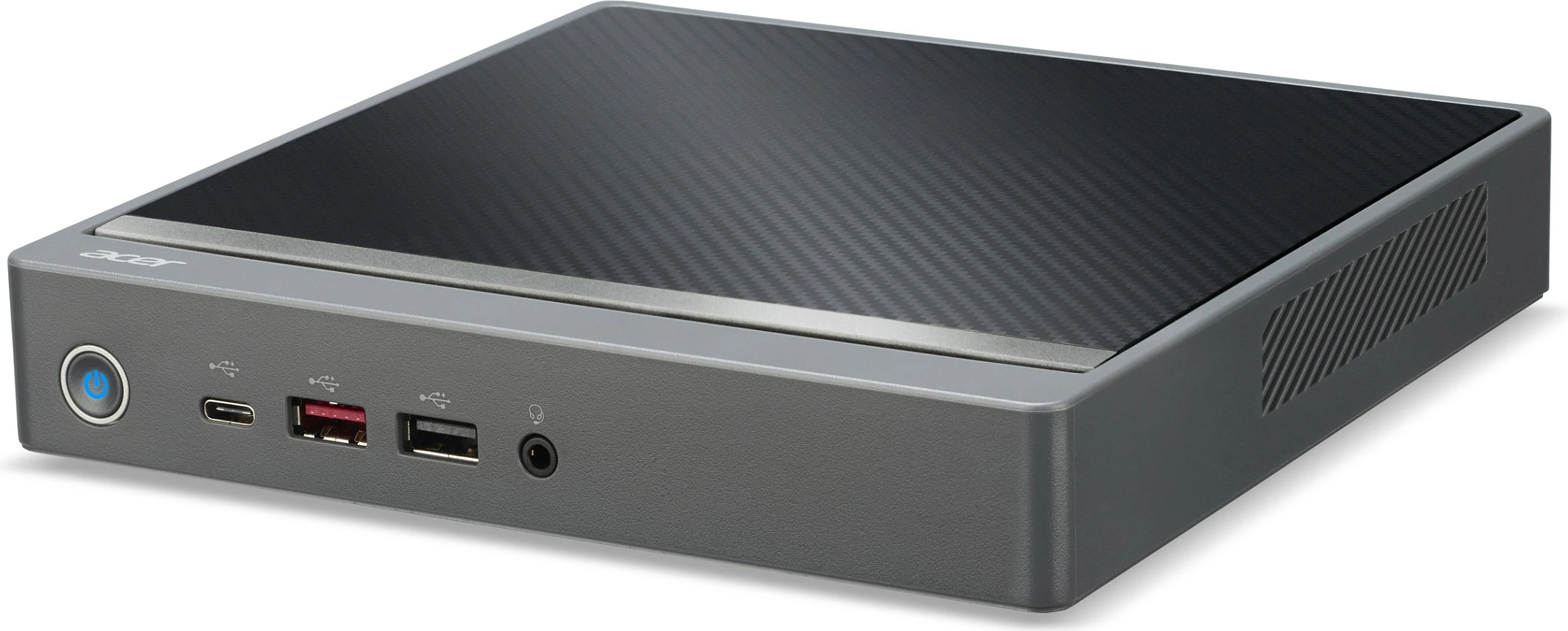 Mini PC Acer Veriton Essential VN2595G, Core 3-100U, 8GB RAM, 256GB SSD, Windows 11 Pro, gri e errët