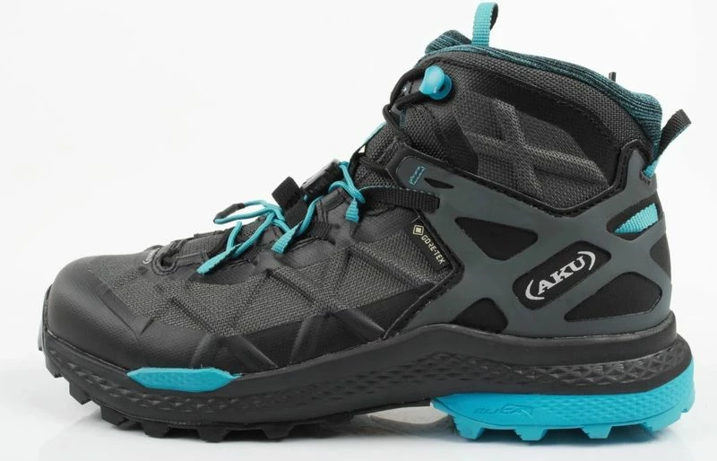 Atlete hiking Aku Rocket Mid DFS GTX femra, të zeza/turquoise