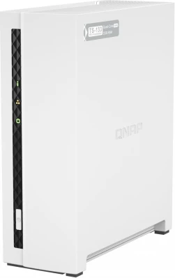 NAS QNAP TS-133, 1-bay, 2GB RAM, 1GbE, ARM 4-core 1.8GHz, i bardhë