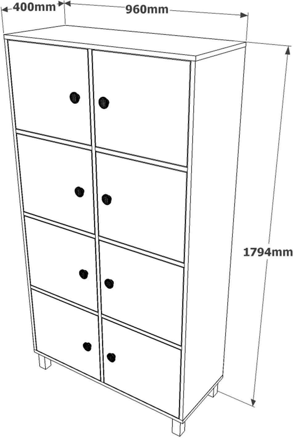 Set mobiljesh për zyre Skye Decor, Mn11-Ba