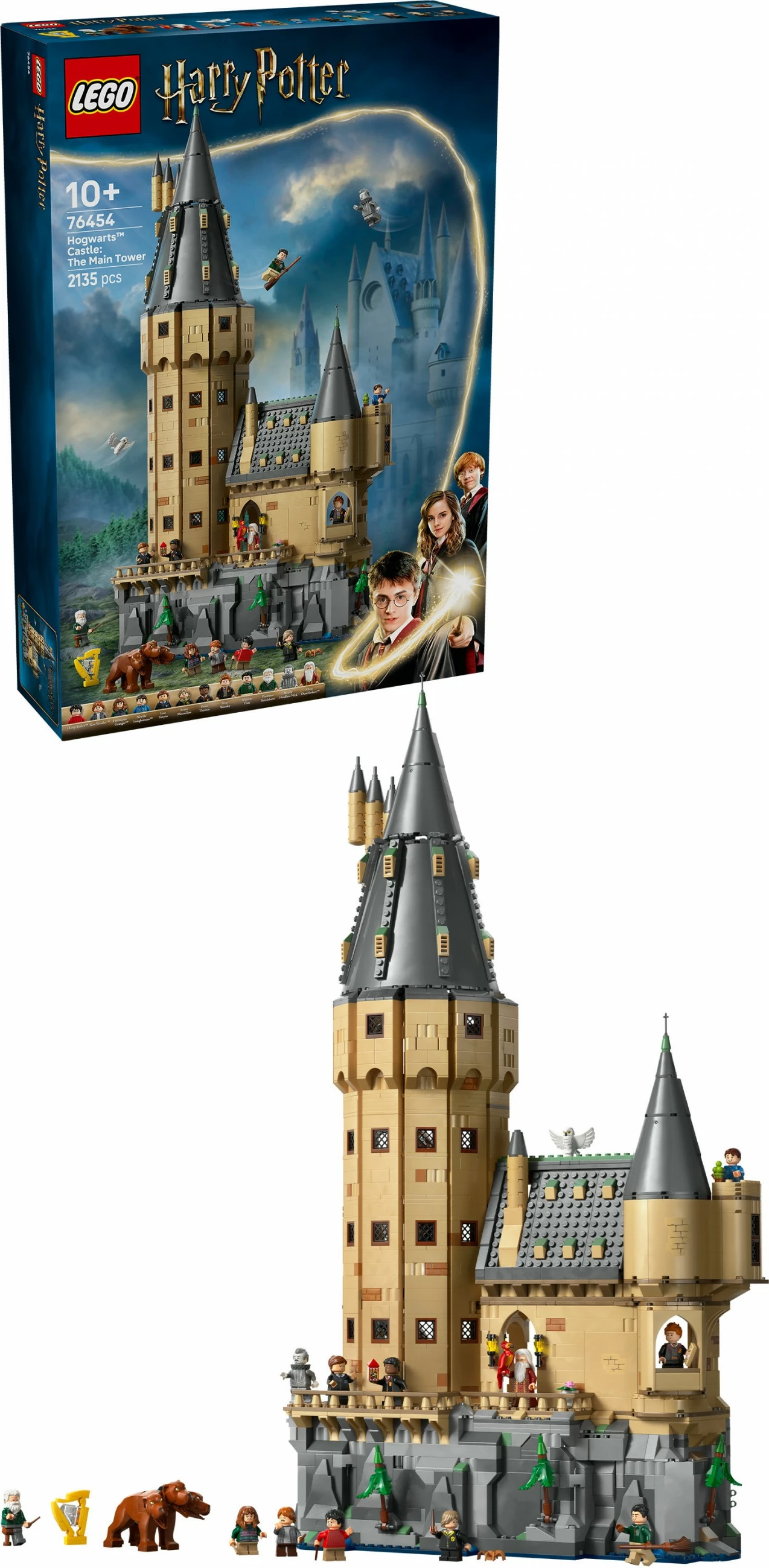 Set ndërtimi LEGO Harry Potter 76454, Kulla kryesore, 2135 pjesë, multikolor
