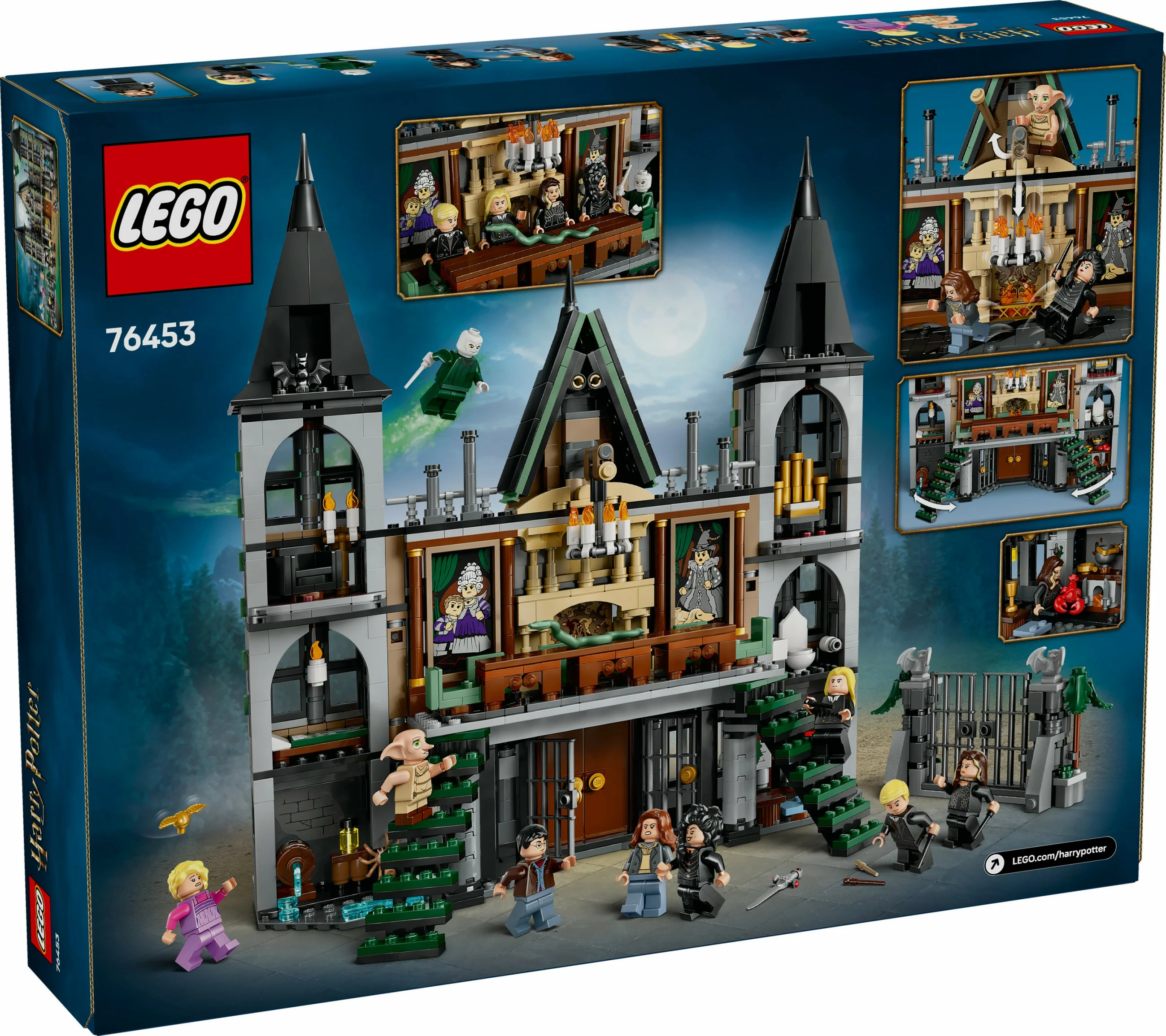 Set ndërtimi LEGO Harry Potter Landsitz der Familie Malfoy 76453, shumëngjyrësh
