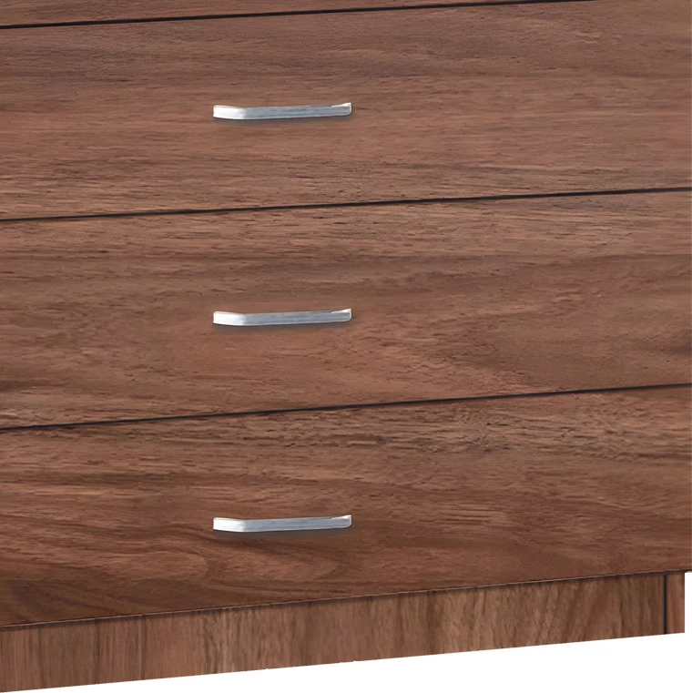 Komodë me pesë sirtarë, ngjyrë arre, 80x40x100cm