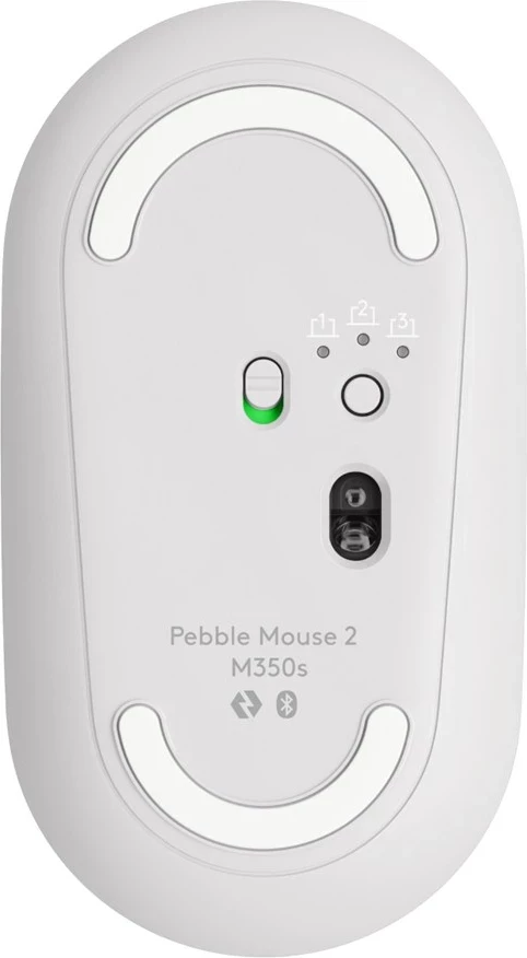 Maus Logitech 910-007013 wireless, ambidextrous, 4000 DPI, i bardhë