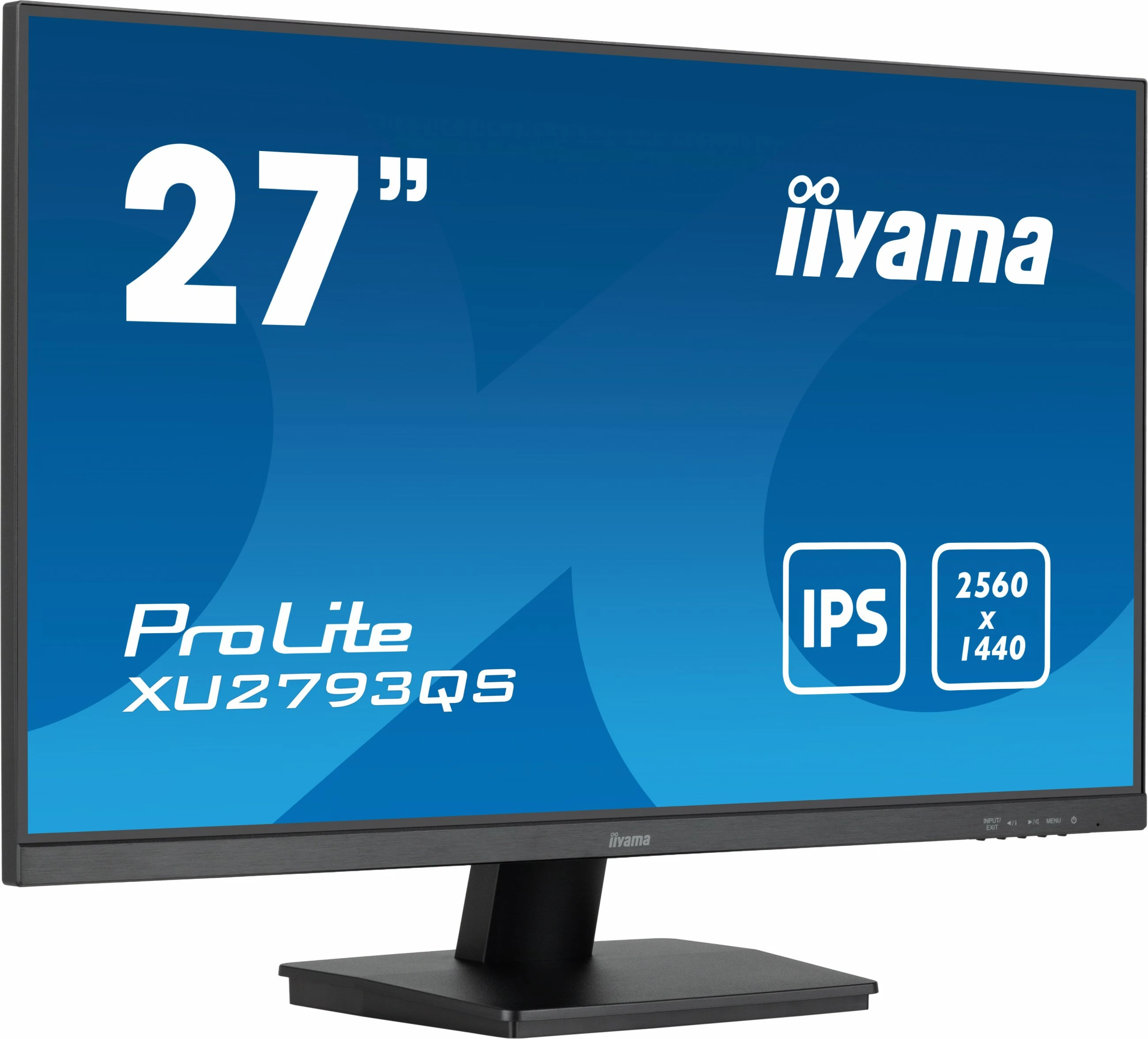 Monitor iiyama ProLite XU2793QS-B7, 27", 2560 x 1440, 4K Ultra HD, LED, E zezë