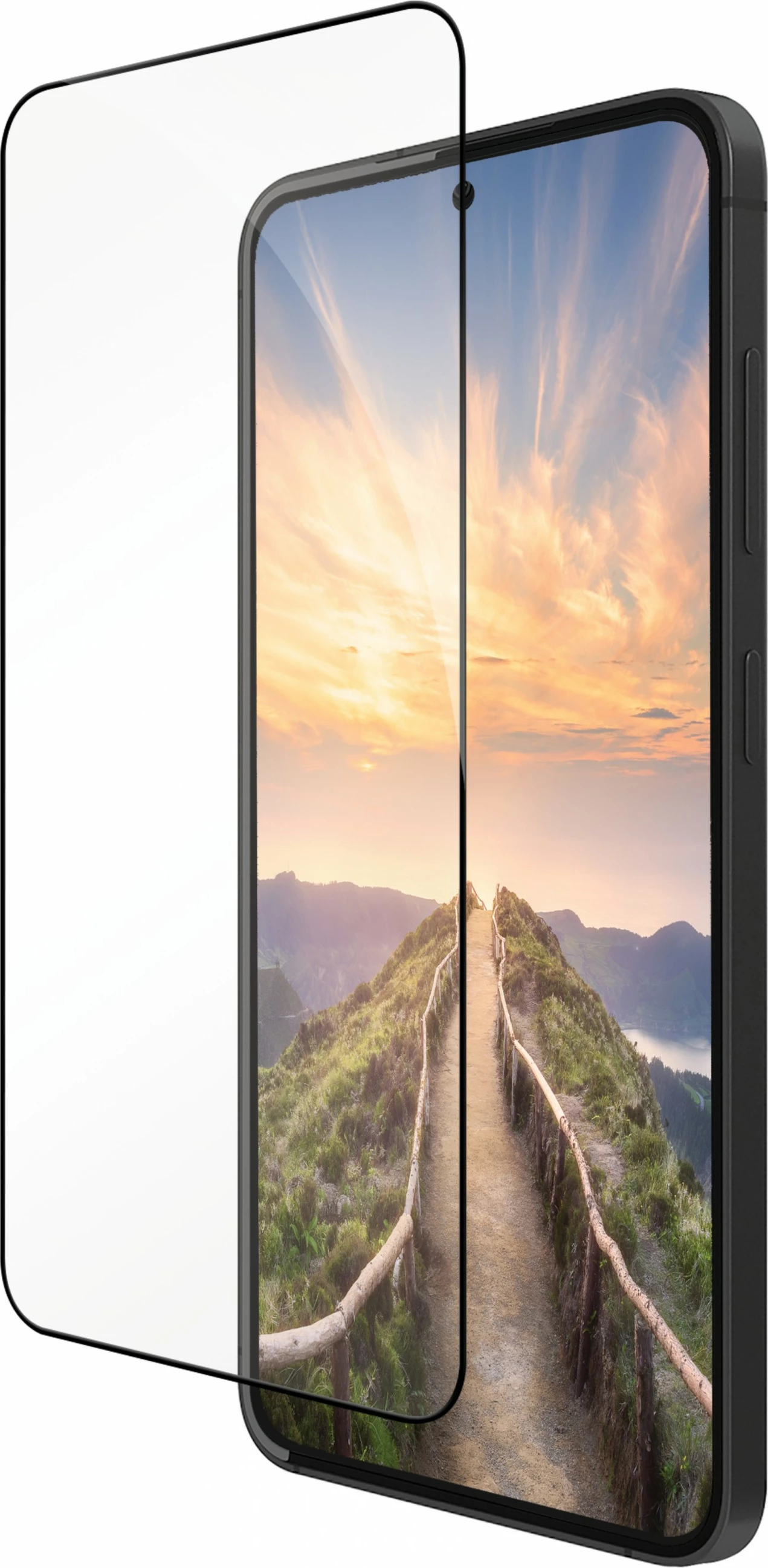 Mbrojtës ekrani dbramante1928 eco-glass S25 Ultra, Black Edge