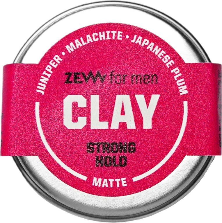 Clay për flokë Zew For Men Japanese Plum për meshkuj, 10ml