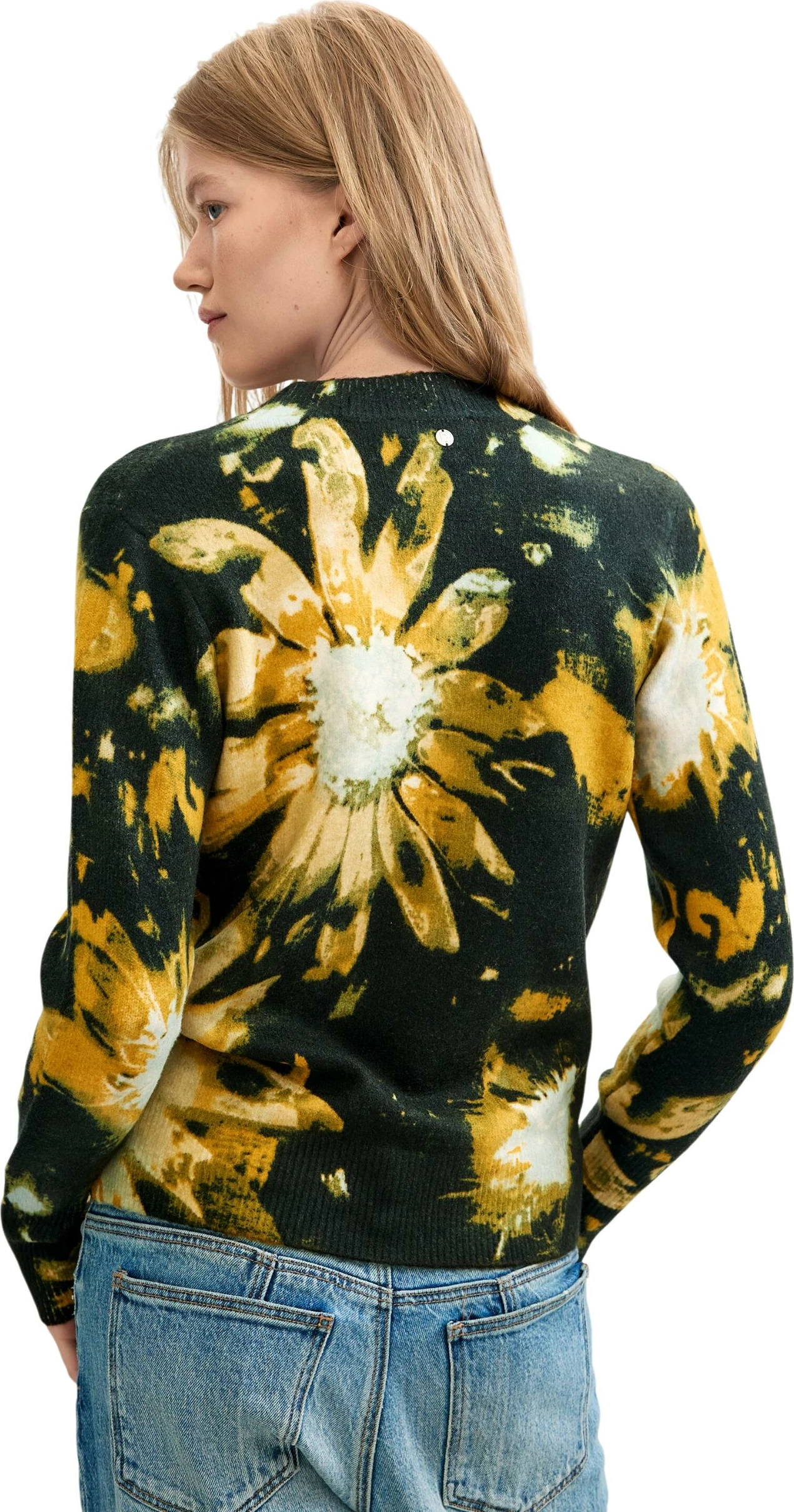 Xhemper për femra Desigual 26WWJF40, i zi [Madhësia: XL]