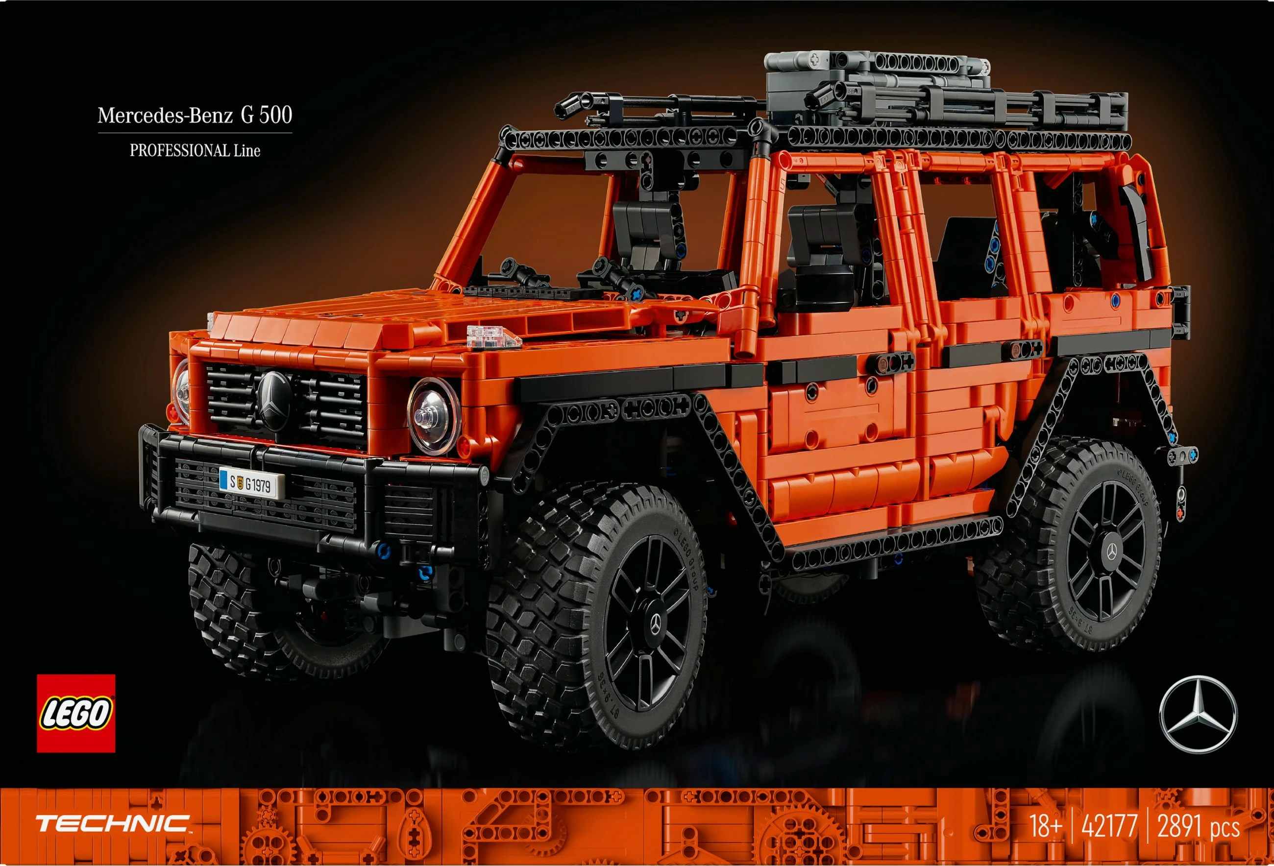 Set ndërtimi LEGO Mercedes-Benz G 500, 2891 pjesë, shumëngjyrëshe