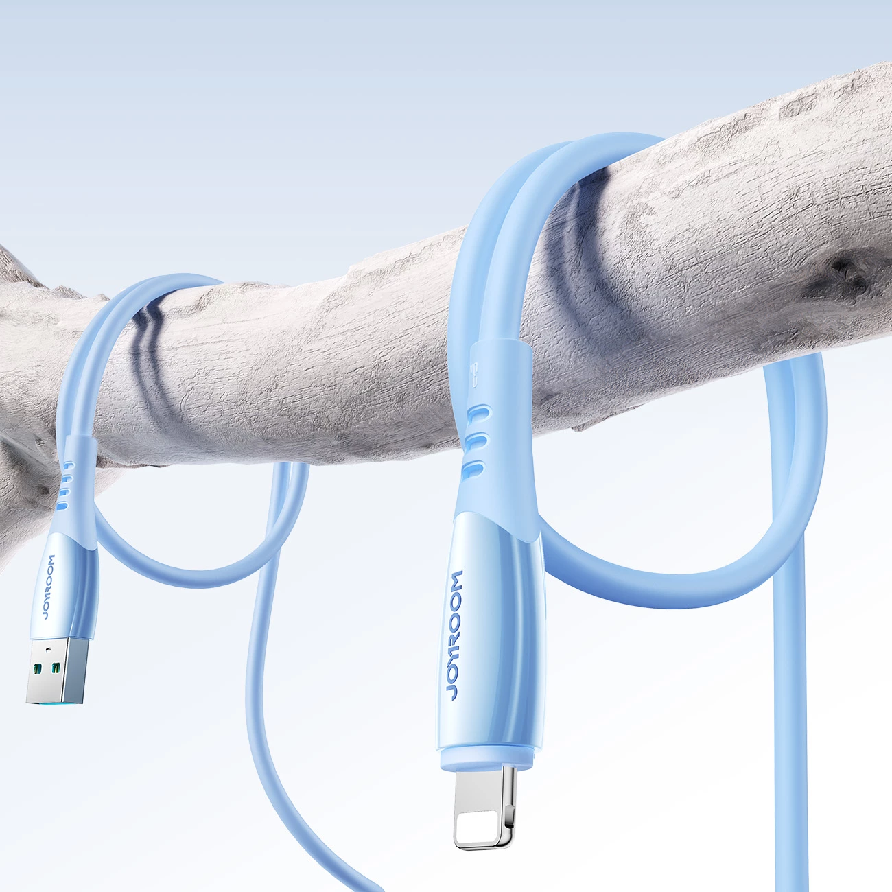 Kabllo Joyroom S-A59 Vibrant Series USB-A në Lightning 1.2m 3A USB 2.0 480Mbps, blu