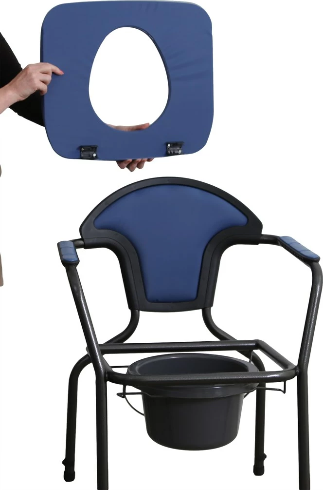 Karrige sanitare ASTON OPEN me rregullim të lartësisë, Blu