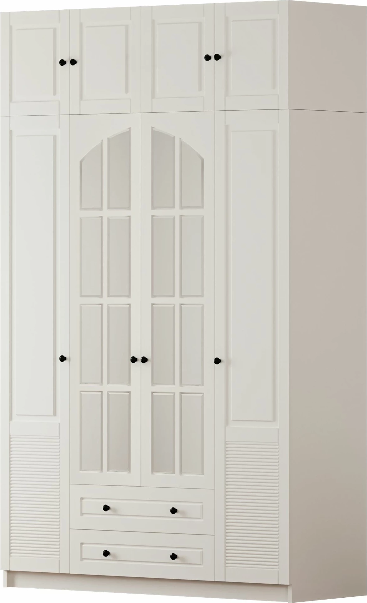 Dollap Skye Decor, Rb-185-17, ngjyrë e bardhë mat