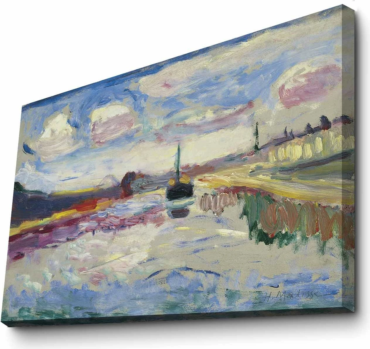 Pikturë dekorative në kanavacë, Wallity, 70100FAMOUSART-018, shumëngjyrëshe, 70x100cm