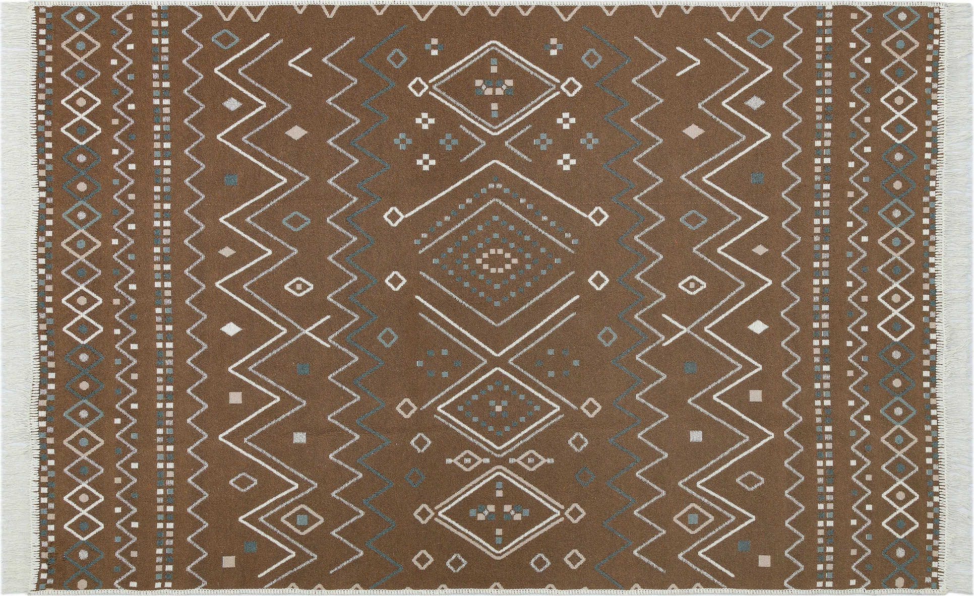 Qilim Conceptum Hypnose, 80x300cm, bezhë, kaltër, mink