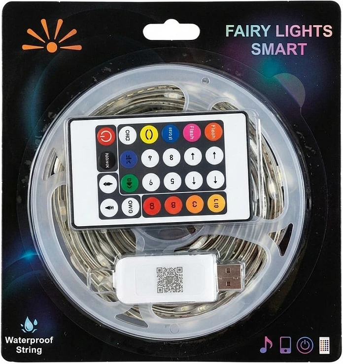 Drita dekorative LED Synergy21 Pixel Digital 10m, USB, IP65