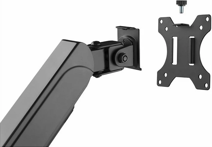 Mbajtëse monitori EQUIP, për tavolinë me klemë, 13"-32", VESA 75x75/100x100, 9kg, e zezë
