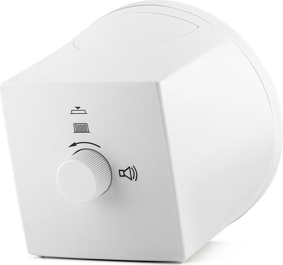 Alarm Braun BC07W-DCF, analog, radio kontroll, bardhë
