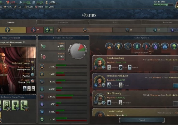 Victoria 3: Voice of the People DLC Global