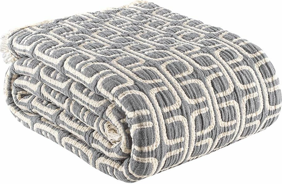 Jorgan King L'Essentiel Linge de Maison, ngjyrë gri, Perge