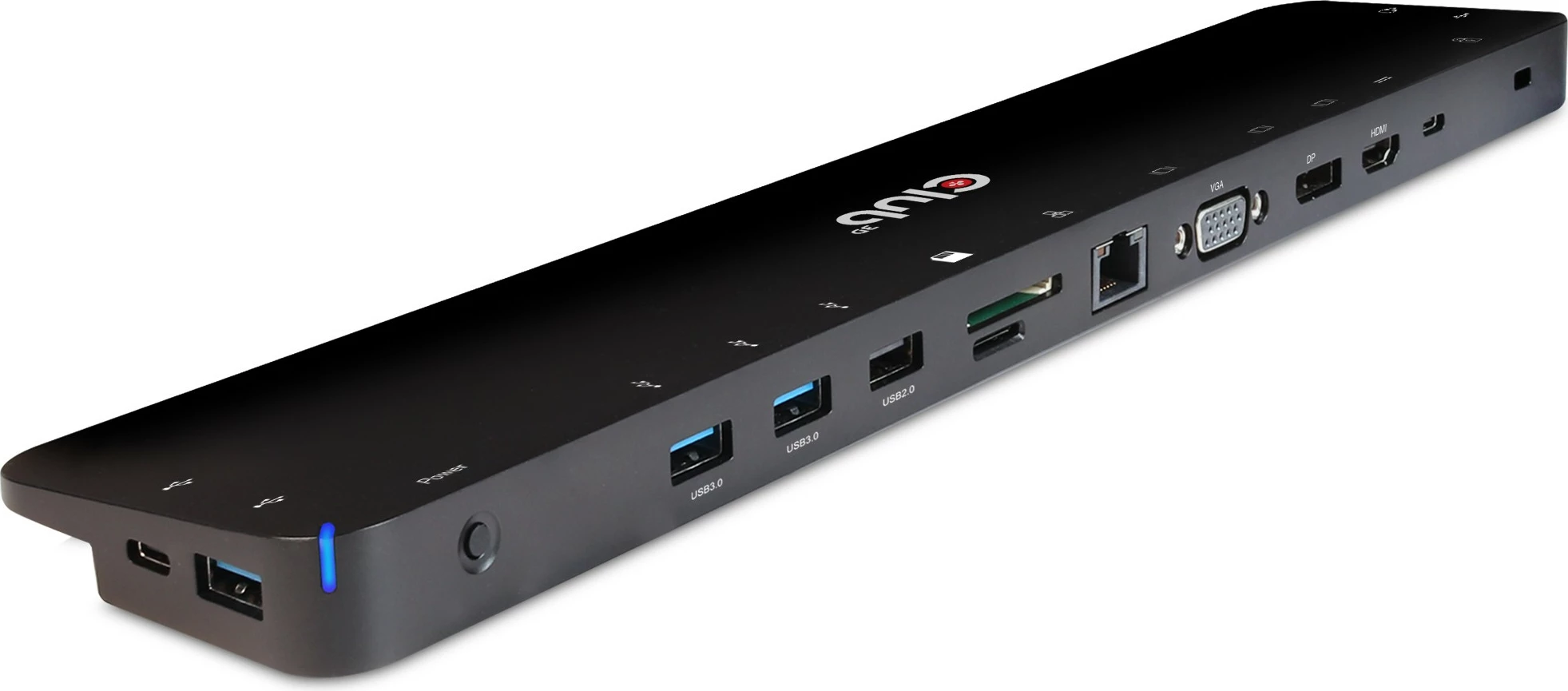 Docking station Club3D ChargingDock USB-C 3.2, 7xUSB/DP/HDMI/LAN/Audio, 100W, e zezë