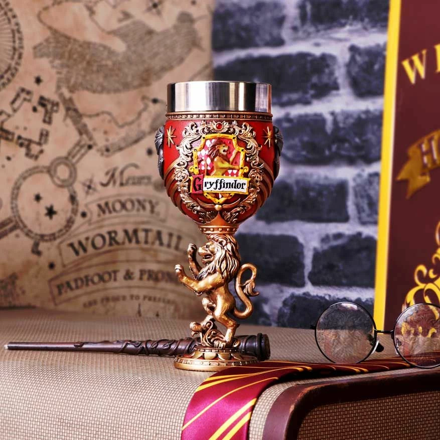 Mug koleksionues NEMESIS NOW Harry Potter Gryffindor, resin i pikturuar me dorë, kuqe/ari