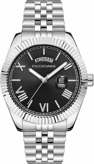 Orë dore Polo Exchange PXW551-03, e zezë