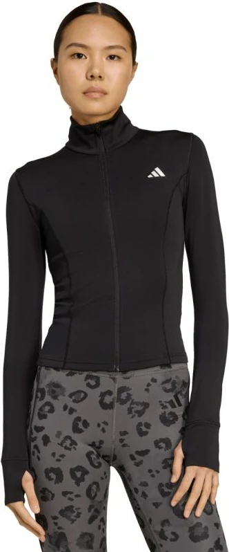 Duks për femra adidas Optime Essentials Full-Zip JM9185, i zi [Madhësia: L]