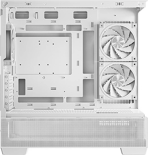 Kasë DeepCool CG380 3F WH, Midi Tower, ITX/micro ATX, xham i temperuar, RGB, e bardhë