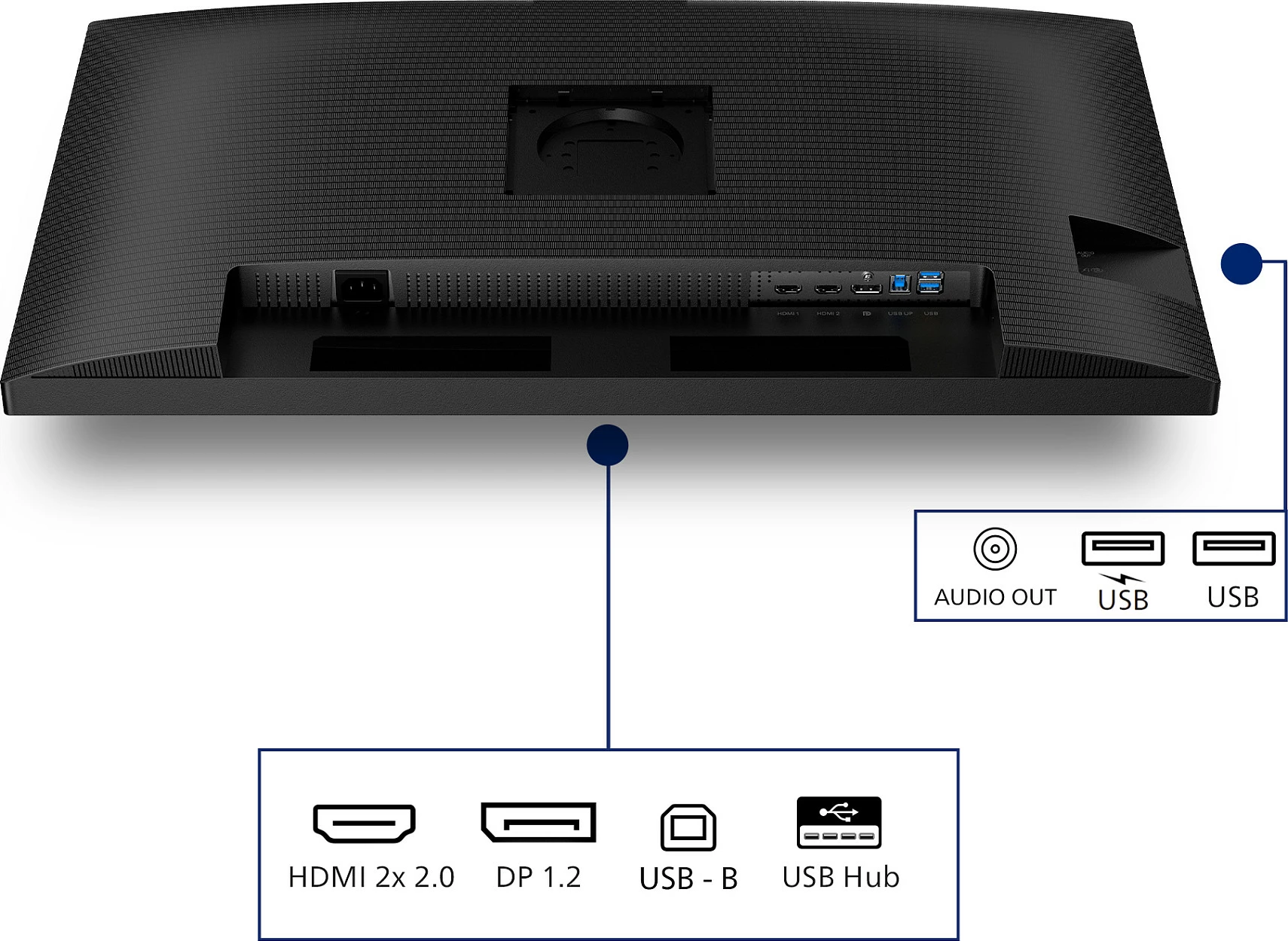 Monitor Philips 3000 Series 32B2N3500/00, 31.5", QHD 2560x1440, IPS, 100Hz, 4ms, i zi