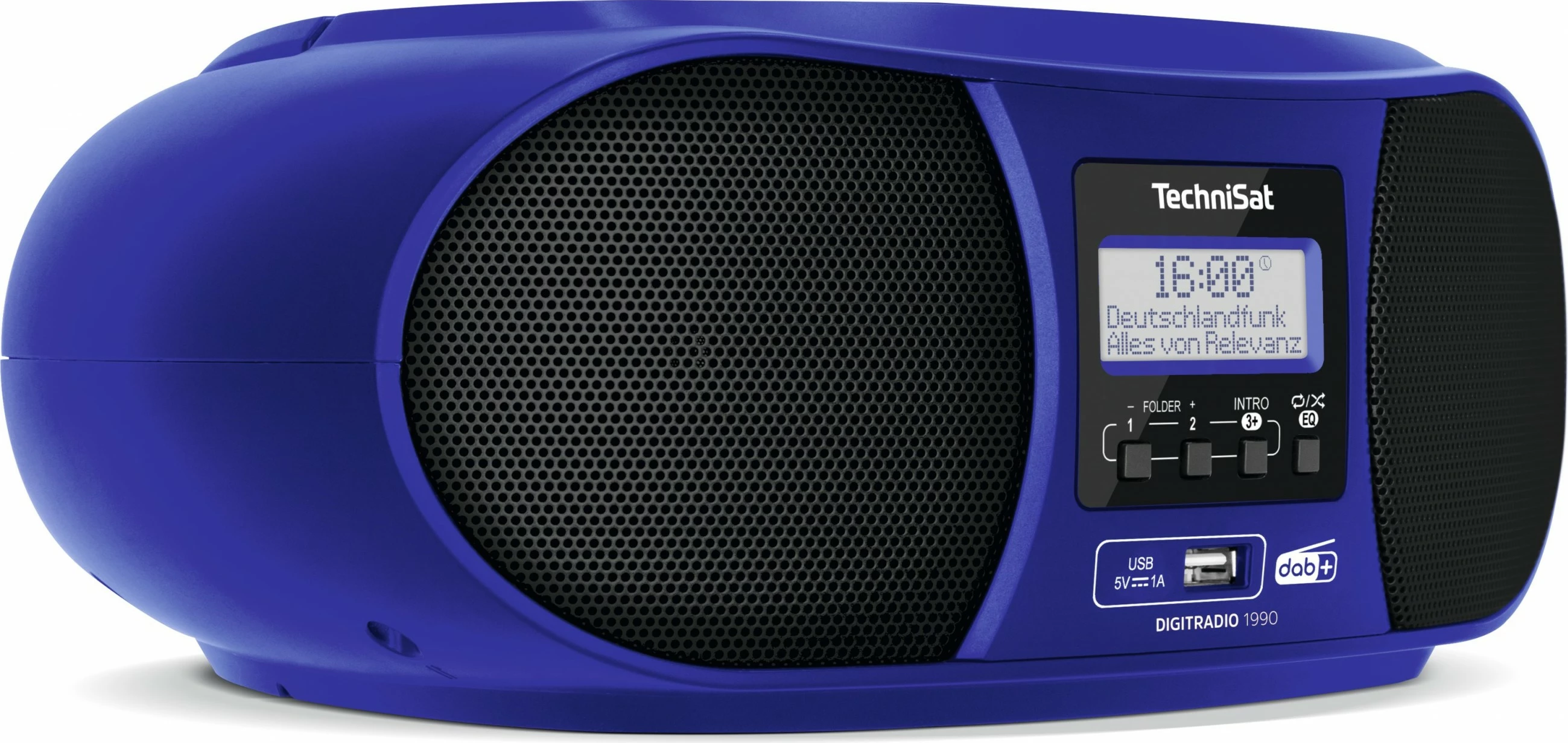 Radio digjitale TechniSat DigitRadio 1990, DAB+, USB, kaltër