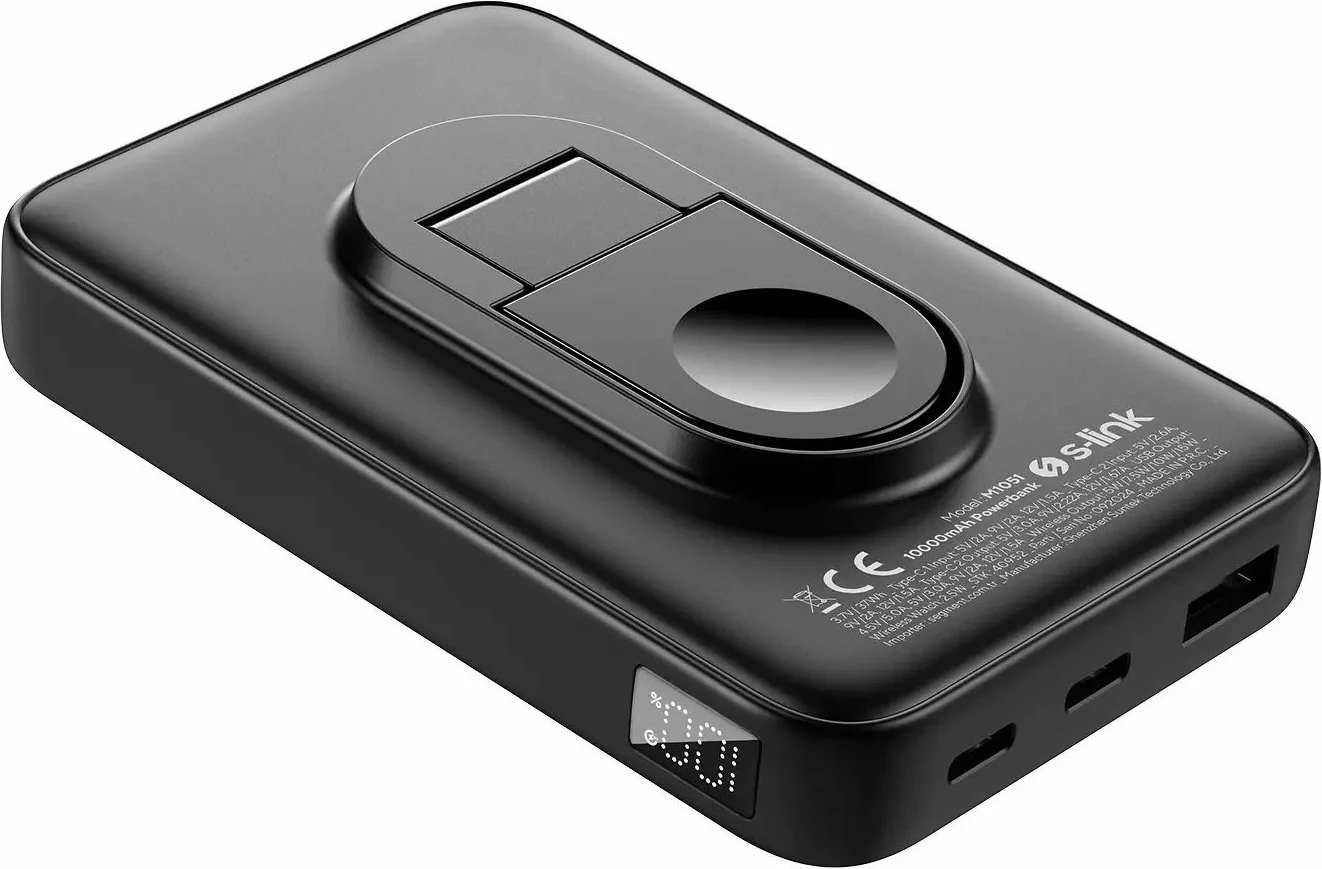 Powerbank Lumpy Publishing M1051 10000mAh 22.5W me karikim pa kabllo, LCD, PD/QC 3.0, i zi