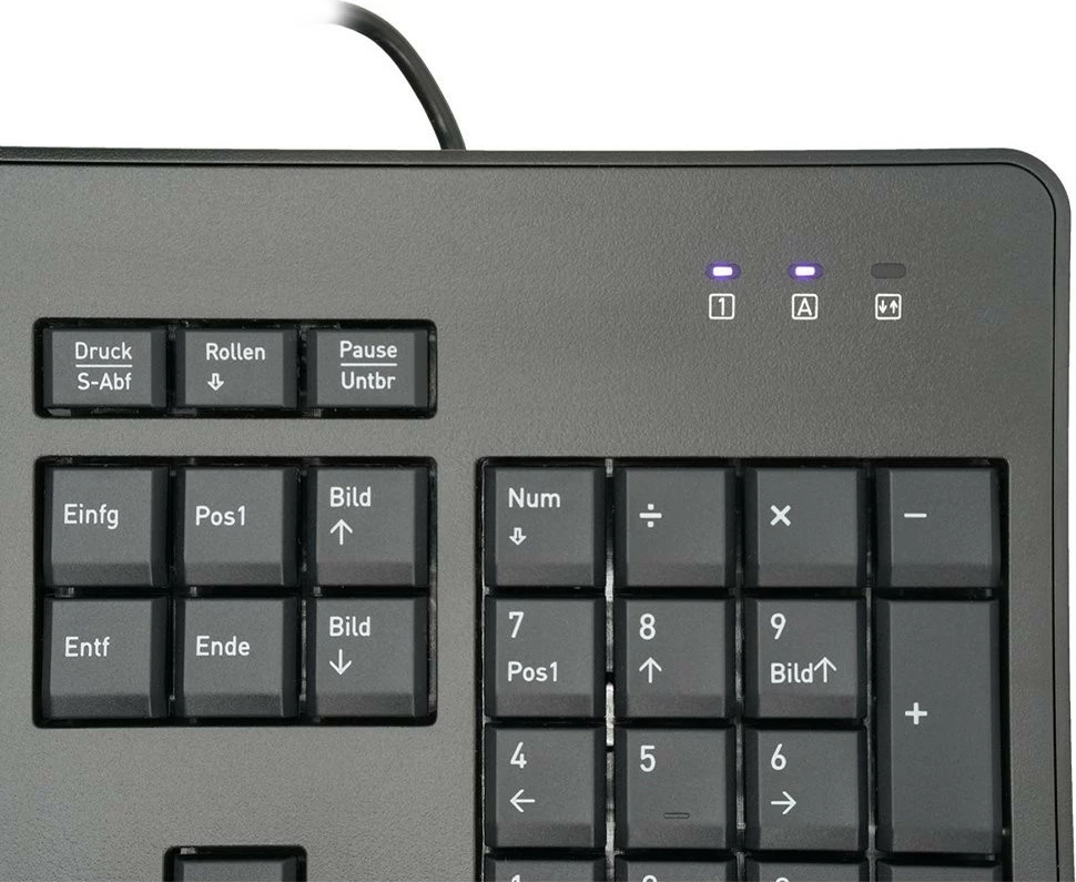 Tastierë Terra TERRA Keyboard 1500, USB, 105 taste, QWERTZ, e zezë
