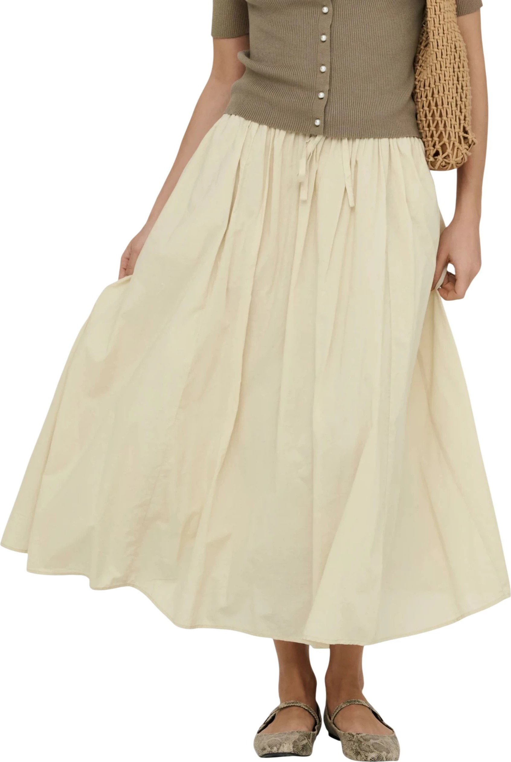 Fund maxi për femra Jacqueline de Yong JDYDIEGO HW 15373079, bezhë