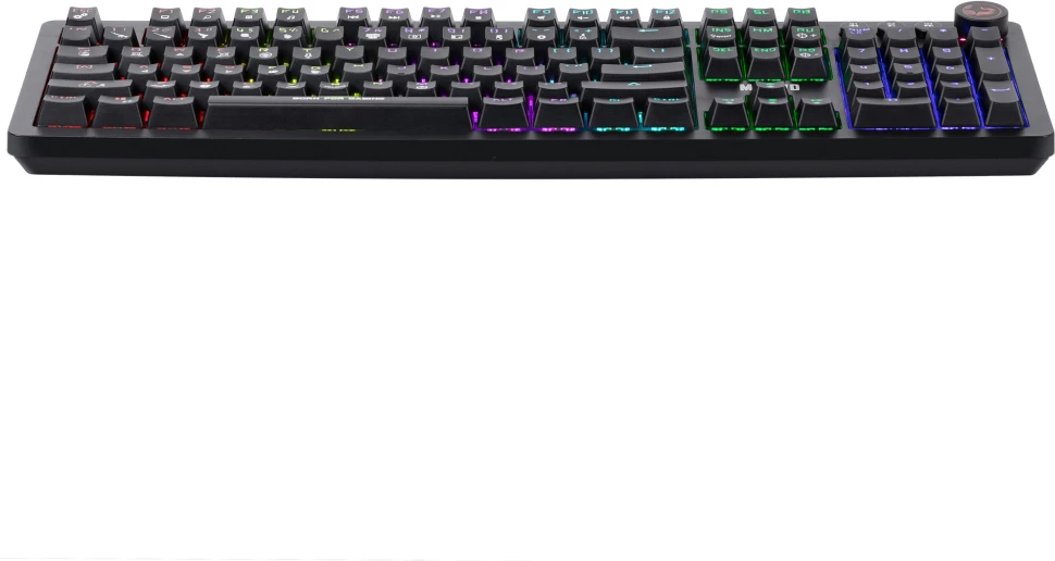 Tastierë mekanike Marvo KG917, RGB, full size 107 tasta, switch Blue, me kabllo, e zezë