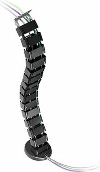 Organizues kabllosh ICYBOX IB-MSA104-CM 124 cm, 30 segmente, i zi, set me vida