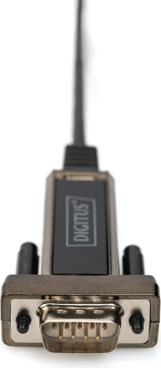 Adapter USB Type-C Digitus, 1 m, DB-9, Ngjyrë e zezë