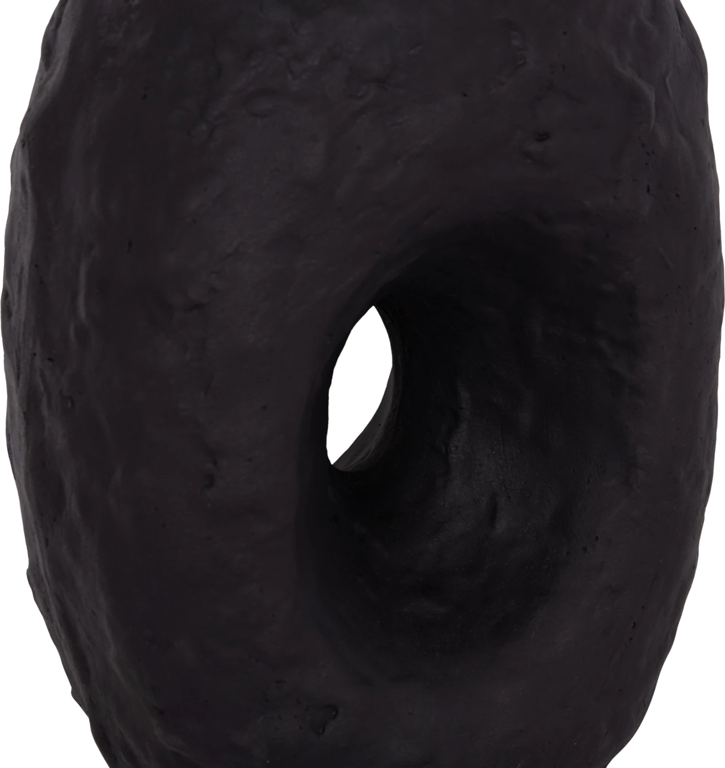 Vazo dekorative tavoline NAMENTIS, terrakotë, ngjyrë e zezë, FH4673.01L, 26.5x16x36.5cm