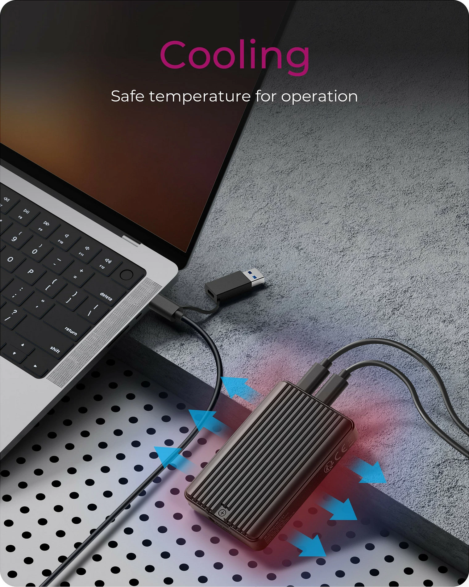 Kasë eksternë SSD ICY BOX IB-CR601M-C31 për M.2, USB-C 10Gbps, me lexues CFexpress, e zezë