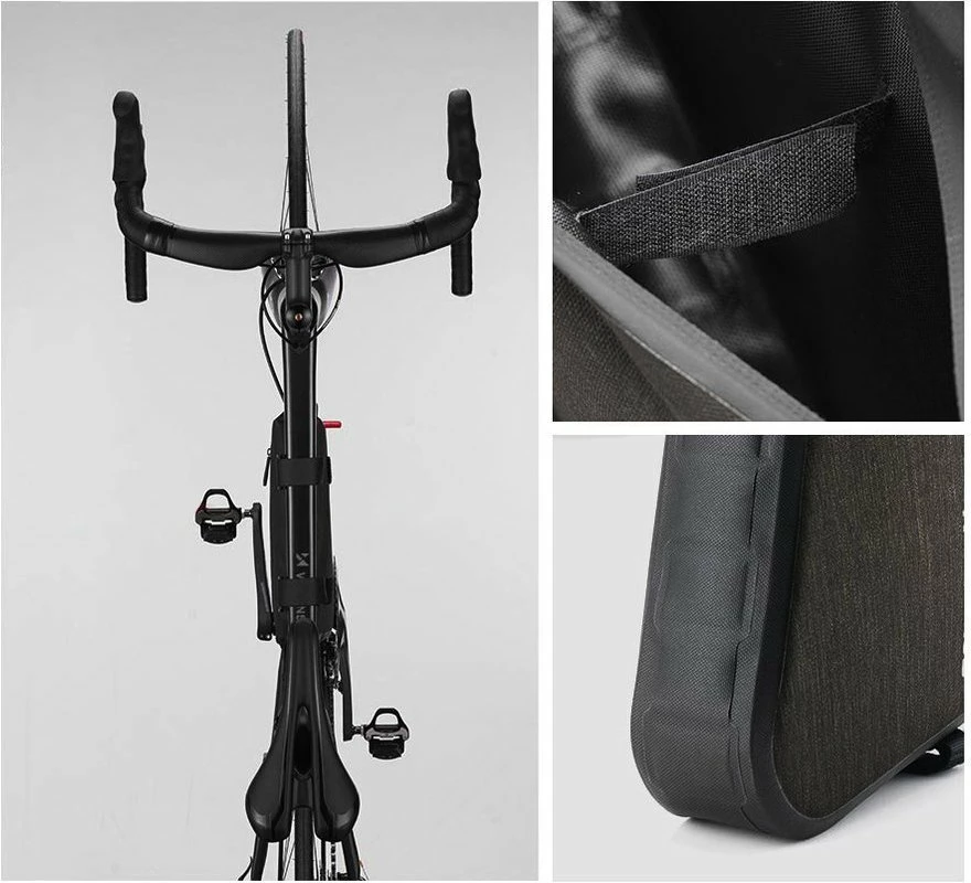 Çantë kornize biçiklete Wozinsky WBB15BK, 3.5L, poliester, gri