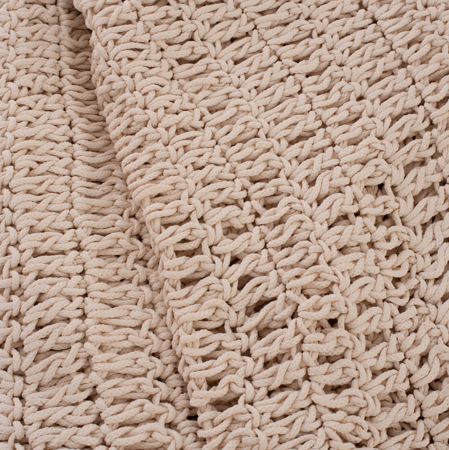 Tendë dielli macrame, ngjyrë bezhë, 300x300cm