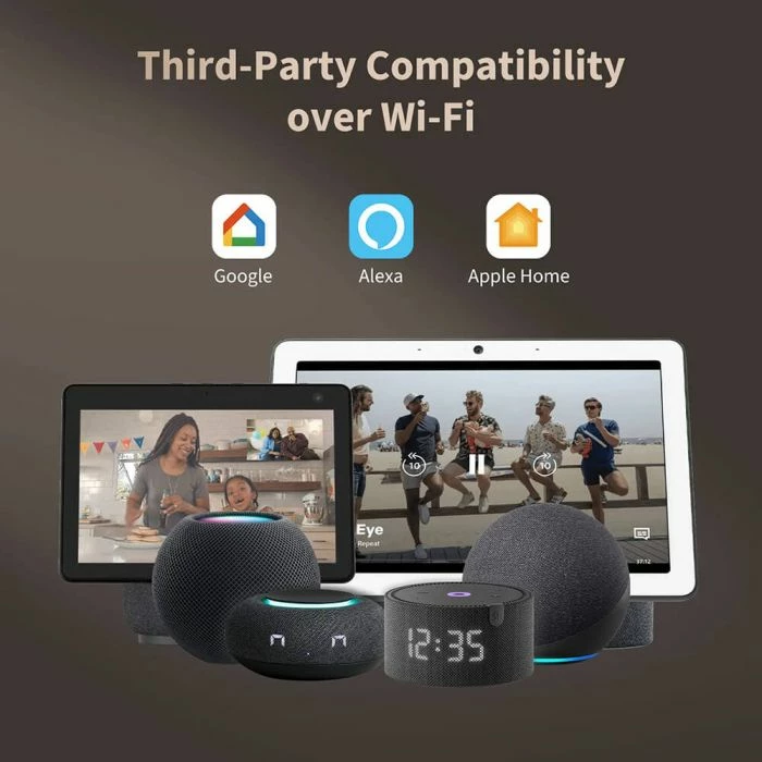 Switch smart me ekran AQARA Touchscreen Dial V1 EU DS-K01D, LCD 2.08\", Wi-Fi 2.4/5GHz + Zigbee 3.0 + Matter, i bardhë